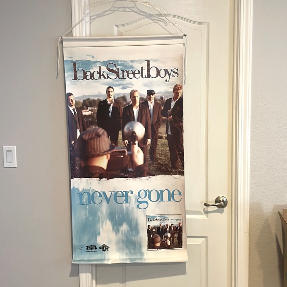 Backstreet Boy Never Gone album hanging canvas
